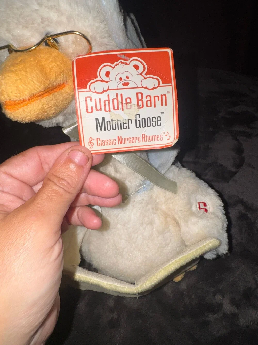 NWT Cuddle Barn Mother Goose Plush Blue Nursery Rhyme Soft Toy